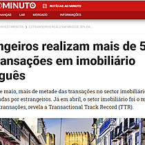 Estrangeiros realizam mais de 50% das transaes em imobilirio portugus